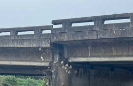 The bridge over Ezimbokodweni River. eNCA/Zanele Buthelezi