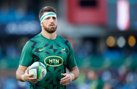 South Africa's lock Jean Kleyn. AFP/Phill Magakoe