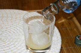 File: Alcohol being poured into a glass. Magali Cohen/Hans Lucas via AFP