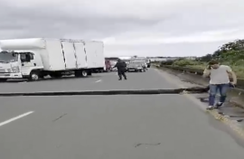 In KZN, a collapsing bridge over the N2 in the South of Durban has been partially closed.