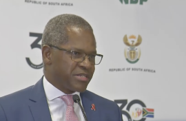 Cooperative Governance & Traditional Affairs Minister Velenkosini Hlabisa.