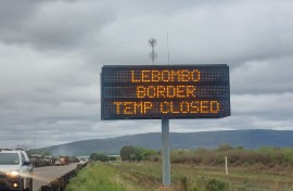 Lebombo border Mozambique