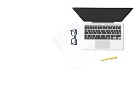 File: Workplace desk, illustration. 