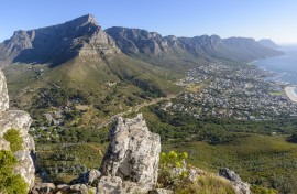 Table Mountain and 12 Apostles viewed from Lion's Head. Roger de La Harpe/Biosphoto via AFP