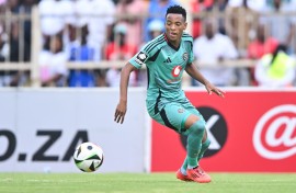 Relebohile Mofokeng of Orlando Pirates. BackpagePix/Alche Greeff