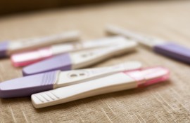 File: Home pregnancy tests. GettyImages/Catherine McQueen