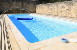 File: A swimming pool. Quentin de Groeve/Hans Lucas via AFP