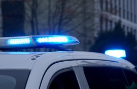 File: A blue light on a police vehicle. Marcus Brandt/dpa Picture-Alliance via AFP