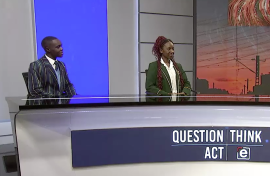Azile Pooe (L) and Elizabeth Hakizimana (R)