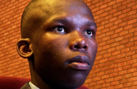 Kwazi Sitsheke from the Tutor Ndamase Senior Secondary School in Libode in the Eastern Cape.