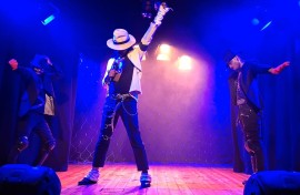 Michael Jonathan on stage as Michael Jackson 