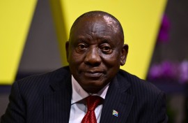 President Cyril Ramaphosa. AFP/Pablo Porciuncula 