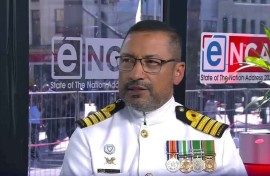 Captain Courtenay Hendricks from the SA Navy