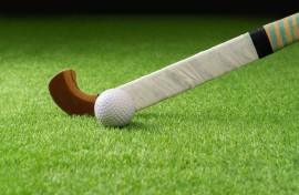 File: A hockey stick and ball. GettyImages/Cunaplus_M.Faba