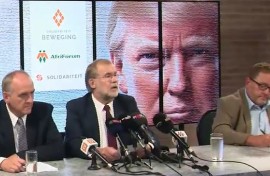 Afriforum Solidariteit Solidarity Kalie Kriel, Flip Buys, Dirk Hermann