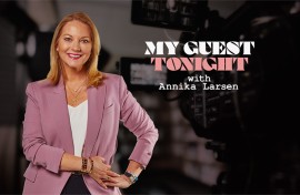 Picture of Annika Larsen for My Guest Tonight on eNCA