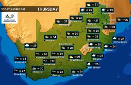 Weather forecast - 27 March 2025