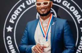 amie Thurston Wyngaard recipient of the prestigious Global Forty Under 40 Award / Supplied 
