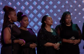 Some of the Joyous Celebration members.