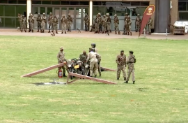 The SANDF display at the Rand Show.
