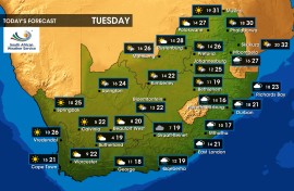 Weather forecast - 15 April 2025