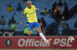 Arthur Sales scored for Mamelodi Sundowns. BackpagePix/Samuel Shivambu