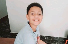 Jayden-Lee Meek, 11, body was found on the staircase of the complex where his family lives in Fleurhof, West Rand of Johannesburg, on 14 May 2025.