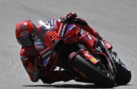 Team Ducati Lenovo Team's Marc Marquez. AFP/Jose Jordan