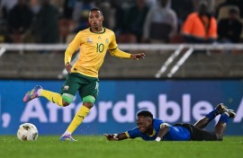 Relebohile Mofokeng of Bafana Bafana. BackpagePix/Alche Greeff