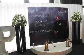 The memorial service of actor Presley Chweneyagae at State Theatre. Gallo Images/Frennie Shivambu