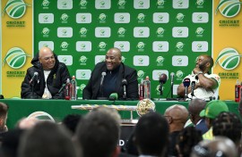 Gayton McKenzie with Proteas' Temba Bavuma