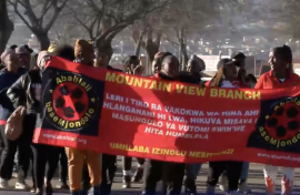 Some of the marchers.