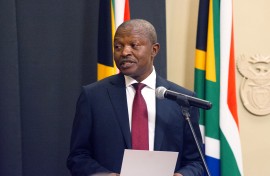 Former Deputy President David Mabuza. AFP/Rodger Bosch