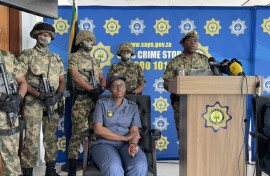 KwaZulu-Natal police commissioner Nhlanhla Mkhwanazi