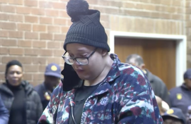 Tiffany Meek in court.