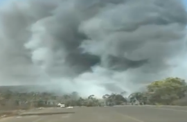 Veld fire in Mpumalanga