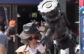 A Comic Con attendee.