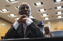 Former President Thabo Mbeki. AFP/Emmanuel Croset