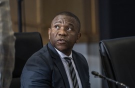 Provincial Police Commissioner Nhlanhla Mkhwanazi. AFP/Phill Magakoe