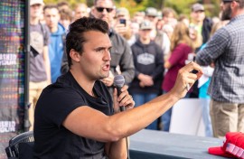 Rightwing activist and Trump's ally, Charlie Kirk