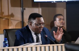 National Commissioner of the SAPS General Fannie Masemola at the Madlanga Commission Of Inquiry. Gallo Images/Frennie Shivambu