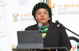 Justice Minister Mmamoloko Kubayi / GCIS