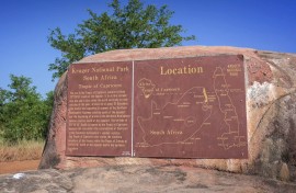 A map of the Kruger National Park. GettyImages/Banu R