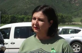 Heidi van der Merwe, cancer survivor