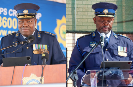 SAPS top brass, Fannie Masemola and Shadrack Sibiya