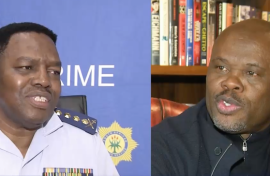 Police Commissioner Fannie Masemola and his deputy, Shadrack Sibiya.