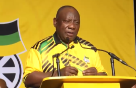 ANC President Ramaphosa / eNCA 