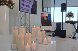 Friends, colleagues and family members paid tribute to Tshidi Madia. eNCA/Bafedile Moerane