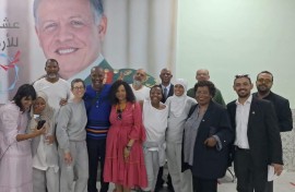 The six South African activists from the Global Sumud Flotilla, who were kidnapped by Israel, have safely arrived in Jordan. Supplied/Global Sumud Flotilla