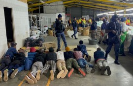The raid in KwaZulu-Natal. eNCA/Dasen Thathiah